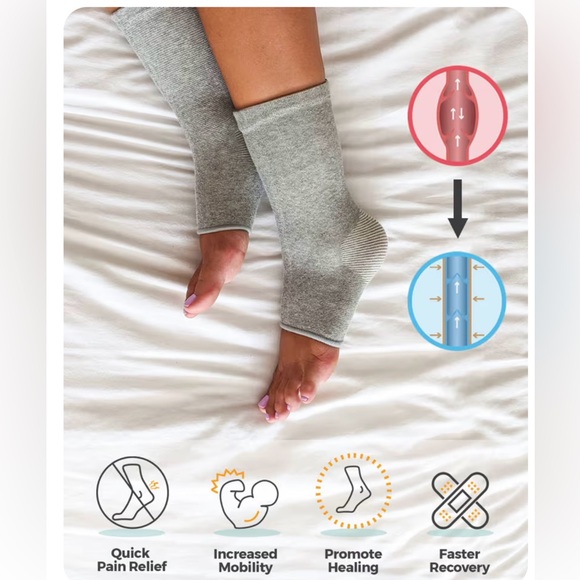 onecompress performance compression bamboo foot sleeves  2xl.  Unisex - Picture 1 of 10